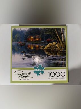 🧩 Echo Bay 1000-Piece Lake Cabin Puzzle